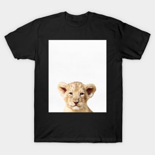 Baby Lion, Nursery, Animal, Kids room, Modern art, Wall decor T-Shirt